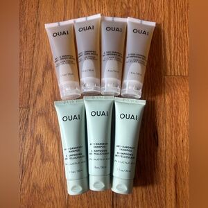 NWT bundle of SEVEN Travel sized Ouai Detox & Anti Dandruff shampoos